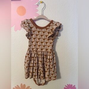 Little sleepies 12-18 month dress with built in onesie